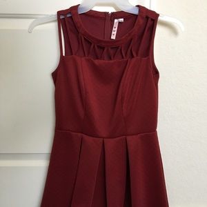 2/$20 nwot charlotte russe burgundy red mini dress